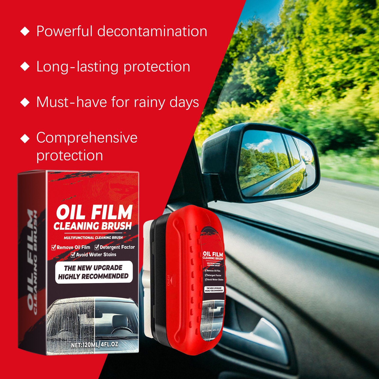 Automotive Oil Film Cleaning Brush