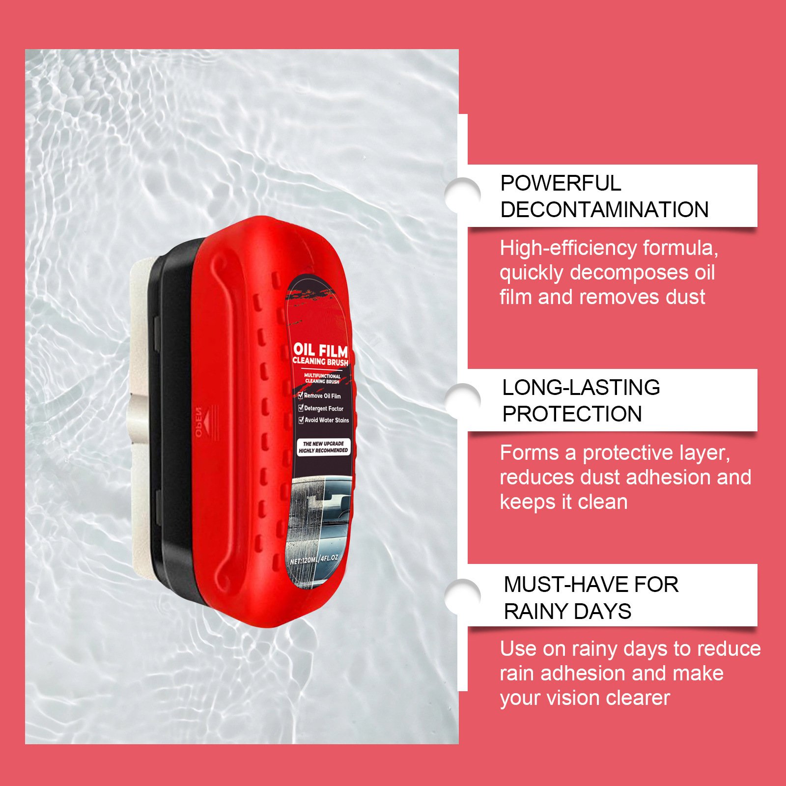 Automotive Oil Film Cleaning Brush